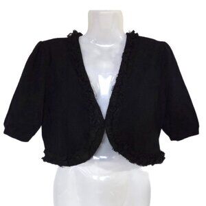 I.N.C. Shrug with Organza Trim Size M